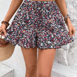 Frenchy Mujeres falda pantalon suelta con cintura elastica y dobladillo relajado