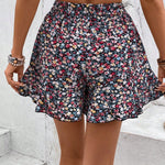 Frenchy Mujeres falda pantalon suelta con cintura elastica y dobladillo relajado