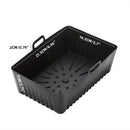 1 pieza de Forros de Silicona para Freidora de Aire Reutilizables y Antiadherentes para Cocinar, Freír, Asar - Accesorios Resistentes al Calor de Fácil Limpieza
