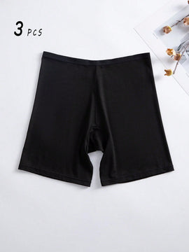 Conjunto De 3 Piezas De Pantalones Cortos De Seguridad Para Mujeres (boxer Briefs)