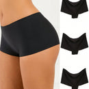 paquete de 3 Boyshorts elegantes y comodos para mujer, sin costuras y con tiro medio suave