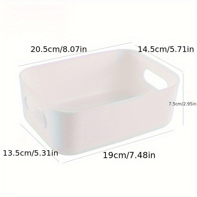 10pcs Caja de Almacenamiento, Caja de Almacenamiento de Escritorio, Caja de Almacenamiento de Cosméticos para el Hogar, Cesta de Almacenamiento de Snacks Diversos para Baño, Cocina y Dormitorio, Suministros para el Hogar