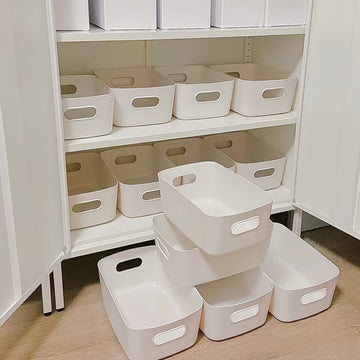 10pcs Caja de Almacenamiento, Caja de Almacenamiento de Escritorio, Caja de Almacenamiento de Cosméticos para el Hogar, Cesta de Almacenamiento de Snacks Diversos para Baño, Cocina y Dormitorio, Suministros para el Hogar