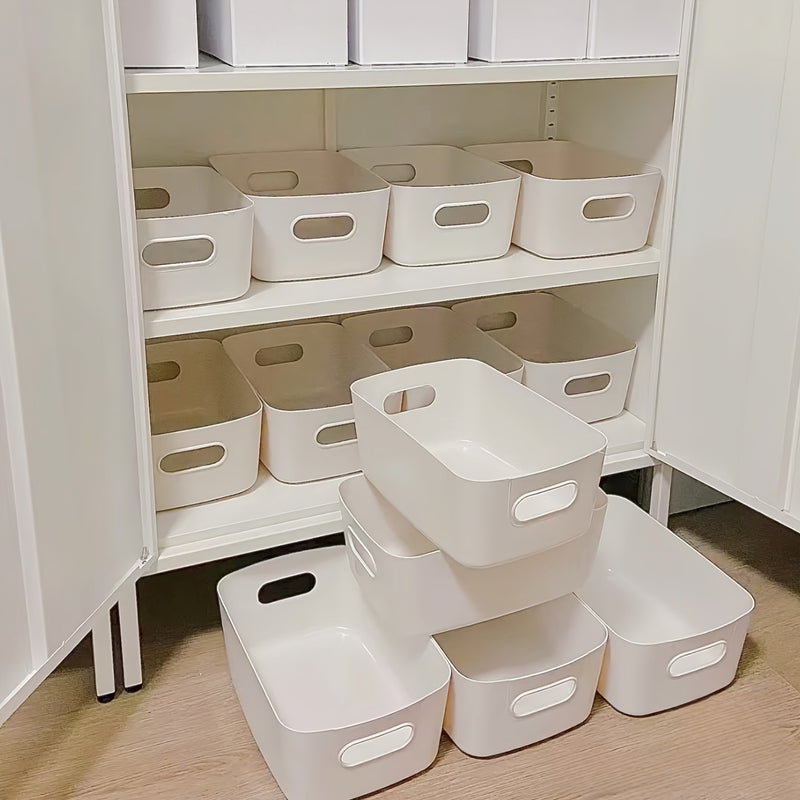 10pcs Caja de Almacenamiento, Caja de Almacenamiento de Escritorio, Caja de Almacenamiento de Cosméticos para el Hogar, Cesta de Almacenamiento de Snacks Diversos para Baño, Cocina y Dormitorio, Suministros para el Hogar