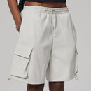 Coolane Shorts utilitarios de corte recto, estilo de novio, genero neutral, primavera y verano, versatiles, longitud hasta la rodilla