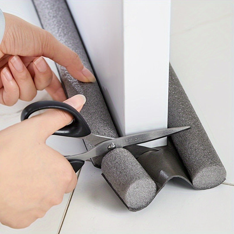Sello de puerta flexible para ahorrar energía: reduce ruido, bloquea plagas, tira de aislamiento fácil de instalar - 93cm/36.61in