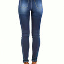 Pantalones ajustados elasticos lavados