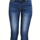 Pantalones ajustados elasticos lavados