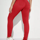 EZwear Pantalones largos de moda de unicolor para mujer, ajustados y elegantes, para ocasiones casuales