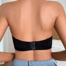 NEW Sujetador bandeau con cierre frontal inalambrico sin tirantes de encaje con diseno antideslizante y sin vuelo (1 pieza)