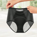3 piezas de ropa interior sin costuras para mujer, tela de malla transpirable, control de barriga de cintura alta, ajuste comodo, a prueba de fugas durante la menstruacion, bragas triangulares