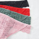 4-paquete de Tangas de Encaje para Mujeres, Tangas Sexys de unicolor para el Verano