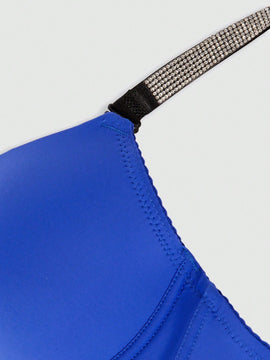 DesireSculpt Sujetador Con Aros Para Mujer Con Decoracion De Lazo