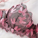 NEW 2 piezas/set Conjunto de lenceria sexy para mujeres bordado en 3D