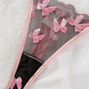 NEW 2 piezas/set Conjunto de lenceria sexy para mujeres bordado en 3D