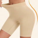 SXY 2paquete Shorts de Biker de Cintura Ancha Solidos, para usar debajo de vestidos para mujer, calzoncillos tipo boxers sin costuras antirozaduras y suaves para mujeres