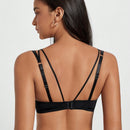 DesireSculpt Sujetador push up con diseno de lazo con aro