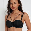 DesireSculpt Sujetador push up con diseno de lazo con aro