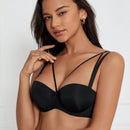 DesireSculpt Sujetador push up con diseno de lazo con aro