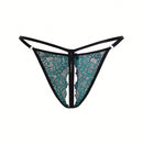 Conjunto de ropa interior sexy para mujer con encaje, 4 piezas