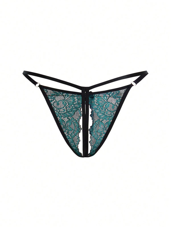 Conjunto de ropa interior sexy para mujer con encaje, 4 piezas