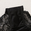 Juego de ropa interior femenina con diseno de mariposa en la parte trasera que incluye una prenda inferior y una parte superior