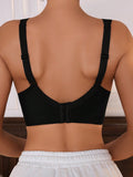 1 pieza Sujetador con correas anchas y push up para mujer
