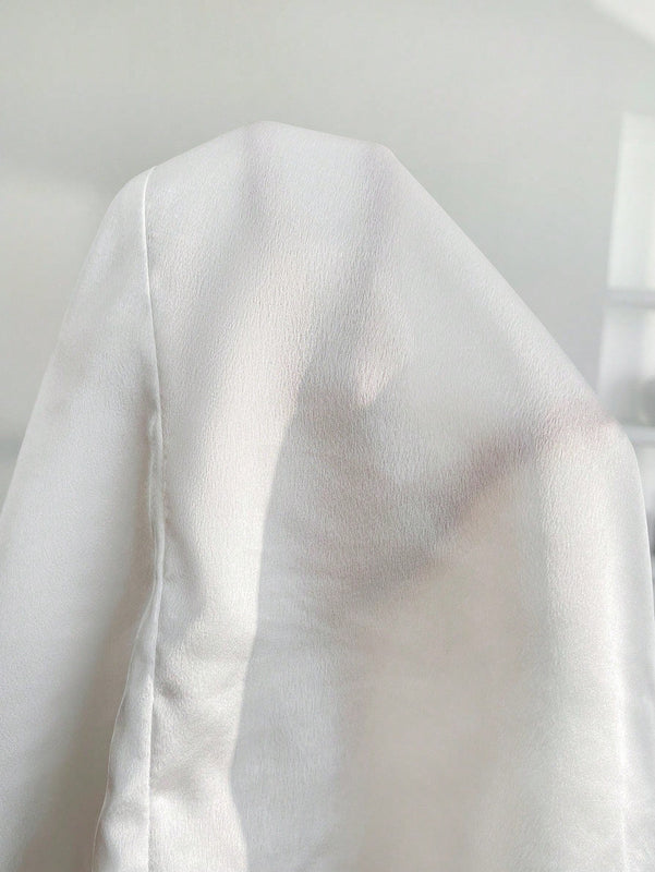 Prive Blusa de mujer sin mangas con nudo en la parte delantera y escote en V, estilo de oficina