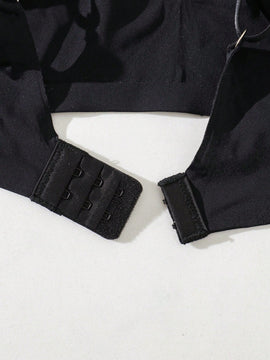 Sujetador de unicolor sin costuras para mujeres comodo
