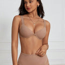 NEW  DesireSculpt Conjunto de 2 Bralette basicos suaves y comodos con correas anchas para los hombros, cierre frontal y diseno sin costuras