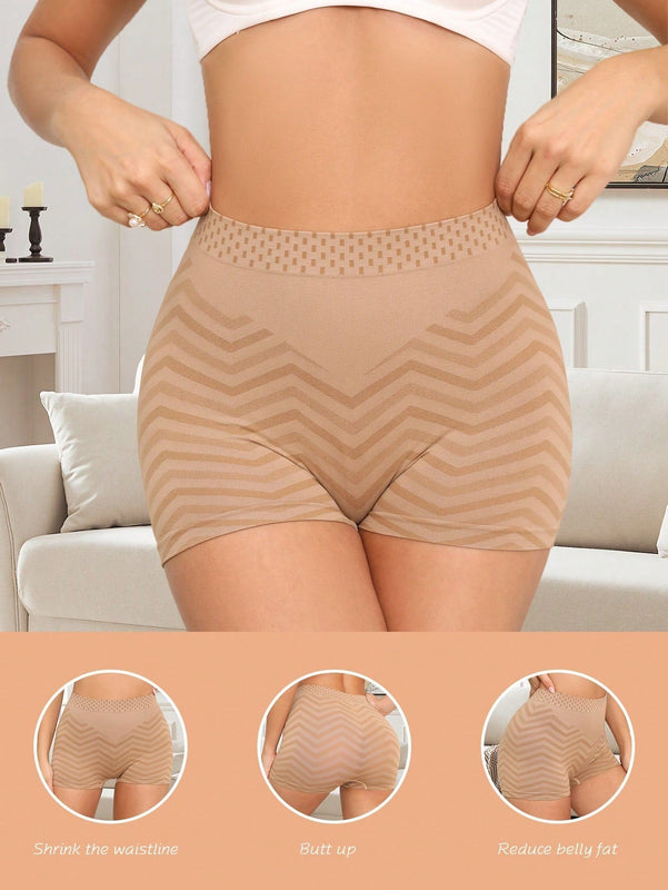 Mujeres 1 pieza Pantalones cortos de control del vientre elastico y sin costuras