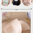 3 pares de almohadillas triangulares de esponja para Brasier, inserciones de Brasier delgado, transpirables para traje de bano/bikini/Brasier deportivo