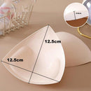 3 pares de almohadillas triangulares de esponja para Brasier, inserciones de Brasier delgado, transpirables para traje de bano/bikini/Brasier deportivo