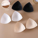 3 pares de almohadillas triangulares de esponja para Brasier, inserciones de Brasier delgado, transpirables para traje de bano/bikini/Brasier deportivo