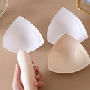 3 pares de almohadillas triangulares de esponja para Brasier, inserciones de Brasier delgado, transpirables para traje de bano/bikini/Brasier deportivo