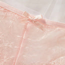Set de sujetador de encaje con cable y panties con detalles de lazo, 1 pieza/set