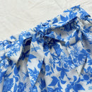 WYWH Shorts de flores para mujer para vacaciones con corbata en la cintura, corte holgado y estilo casual