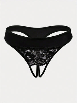 Mujeres Sexy sin costuras con tiras delgadas de encaje Tanga, ropa interior de moda