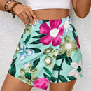 Essnce Falda-short simple de estampado floral para mujer