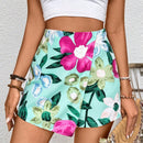 Essnce Falda-short simple de estampado floral para mujer