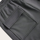 EZwear Pantalones De Carga Ajustados De Punto Gris Para Mujer Con Bolsillos