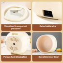 Mini Olla Arrocera, Fiambrera Eléctrica, Olla Arrocera Portátil De Viaje Pequeña, Olla Antiadherente, Función De Mantener Caliente, Adecuada Para 1-3 Personas - Para Cocinar Sopa, Arroz, Estofados, Granos Y Avena