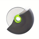 Cortador de pizza redondo de acero inoxidable - Herramienta de cocina sin carga para pastel, pan, horneado de pasteles, rodillo de ruleta para el hogar, camping, accesorio para barbacoa, esencial de verano, esencial de vacaciones de haya