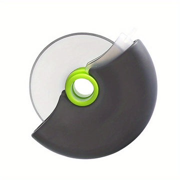 Cortador de pizza redondo de acero inoxidable - Herramienta de cocina sin carga para pastel, pan, horneado de pasteles, rodillo de ruleta para el hogar, camping, accesorio para barbacoa, esencial de verano, esencial de vacaciones de haya