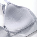 DAZY Sujetador tejido de jacquard para damas comodo, sin alambre y decorado con letras