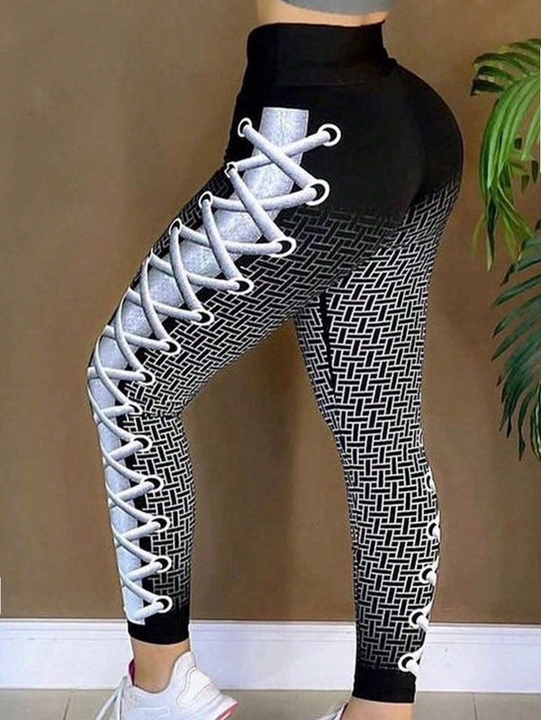 Slayr Leggings ajustados impresos para mujer