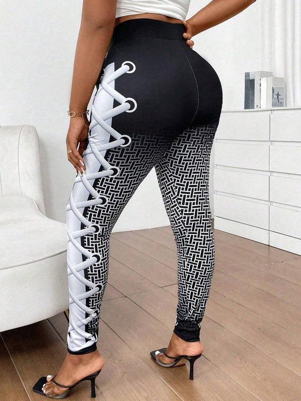 Slayr Leggings ajustados impresos para mujer