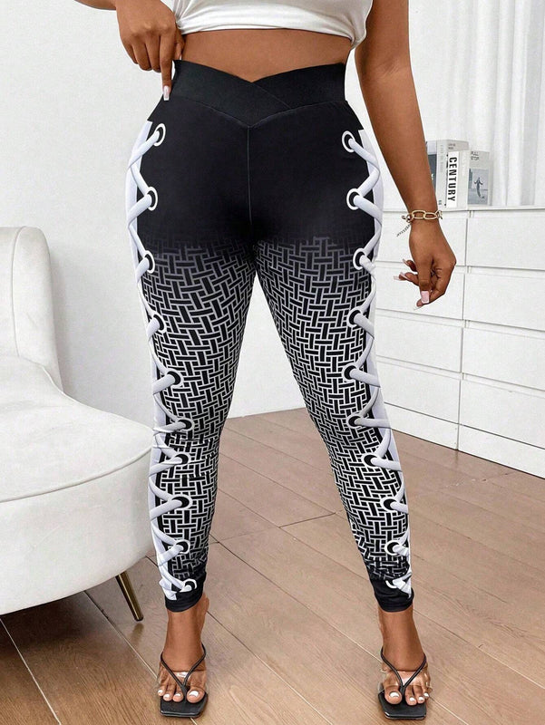 Slayr Leggings ajustados impresos para mujer