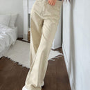 DAZY Jeans de mezclilla de unicolor con bolsillos y botones