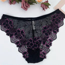 NEW 5 piezas Sexy Transparente de cintura media, bragas de encaje para mujer, comodas, transpirables, que realzan los gluteos, bragas europeas y americanas